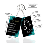 Leo Zodiac Acrylic Keychain | Astrology Star Sign Gift for Daily Use