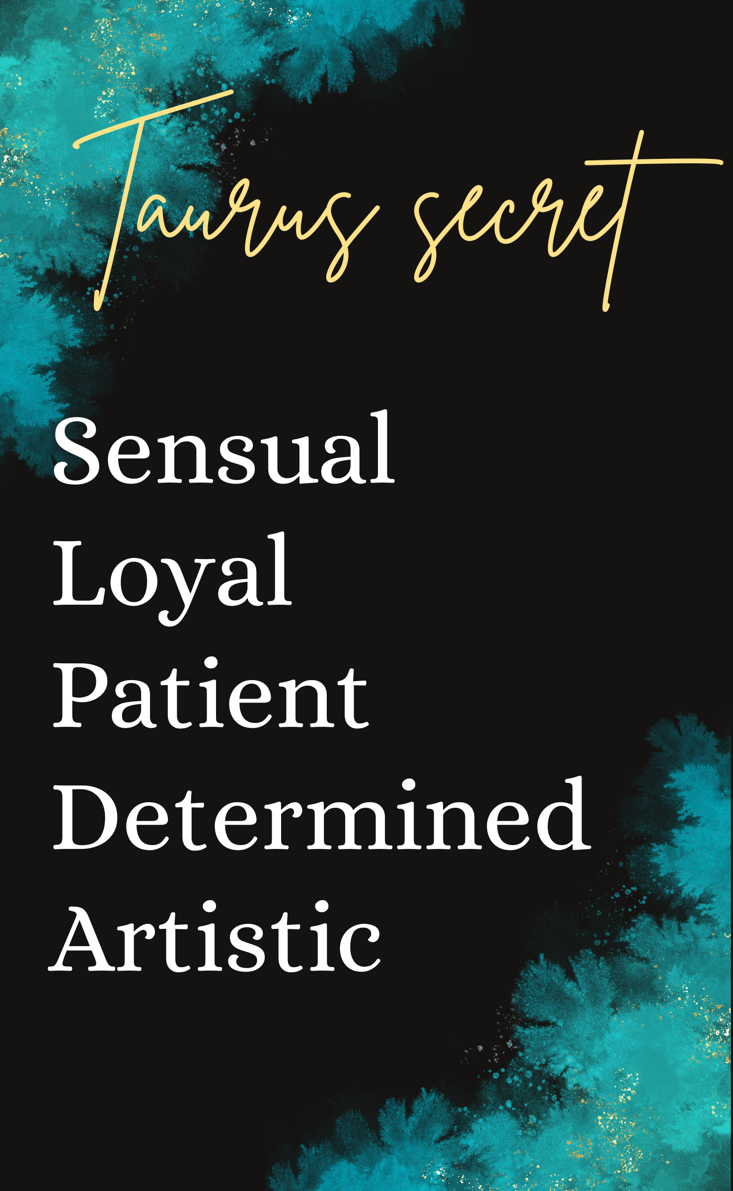 Taurus Zodiac Acrylic Keychain | Stylish Astrology Key Holder