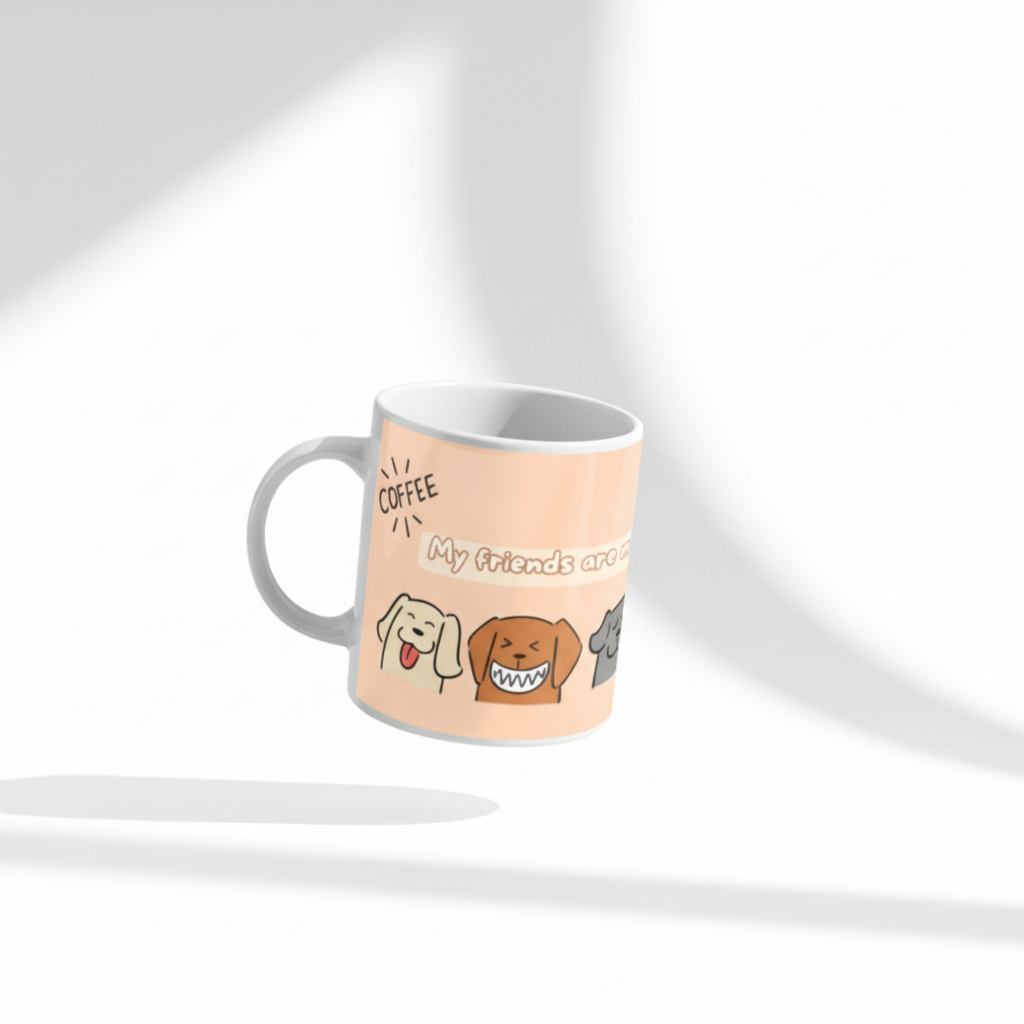 Coffee Friends Mug | 11oz Ceramic Mug | Gift for Best Friend