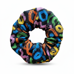 Printed Satin Scrunchie for Girls & Women | Colorful Hair Scrunchie (Poly Spandex)