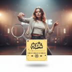 Graffiti Music Keychain | Acrylic Music Lover Gift | Glossy Finish