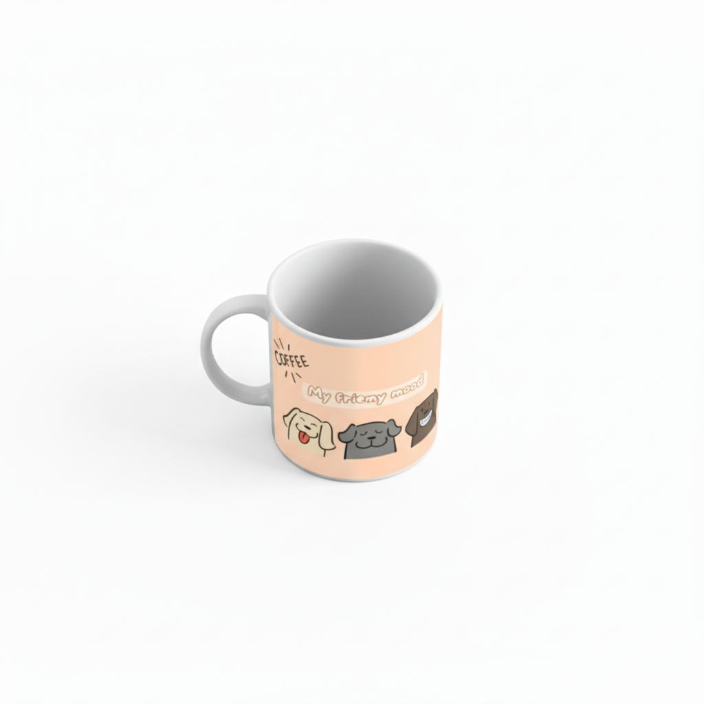 Coffee Friends Mug | 11oz Ceramic Mug | Gift for Best Friend